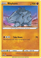 Pokemon SWSH11: Lost Origin Rhyhorn 089/196 Common Near Mint