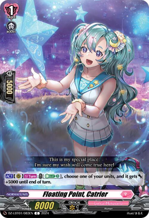 Cardfight Vanguard DZ-LBT01: Lyrical Monasterio Sparkling Stars! Floating Point, Catrier DZ-LBT01 / 083 EN Common
