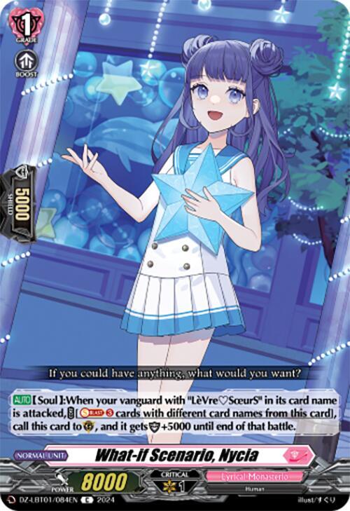 Cardfight Vanguard DZ-LBT01: Lyrical Monasterio Sparkling Stars! What-if Scenario, Nycia DZ-LBT01/084EN C Near Mint