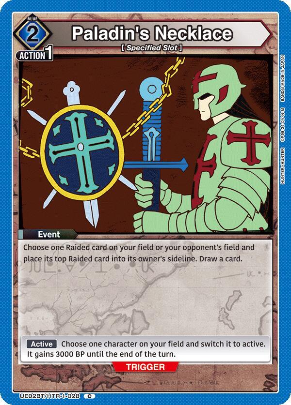 Union Arena UE02BT: HUNTER X HUNTER Paladin's Necklace UE02BT/HTR-1-028 Common Near Mint