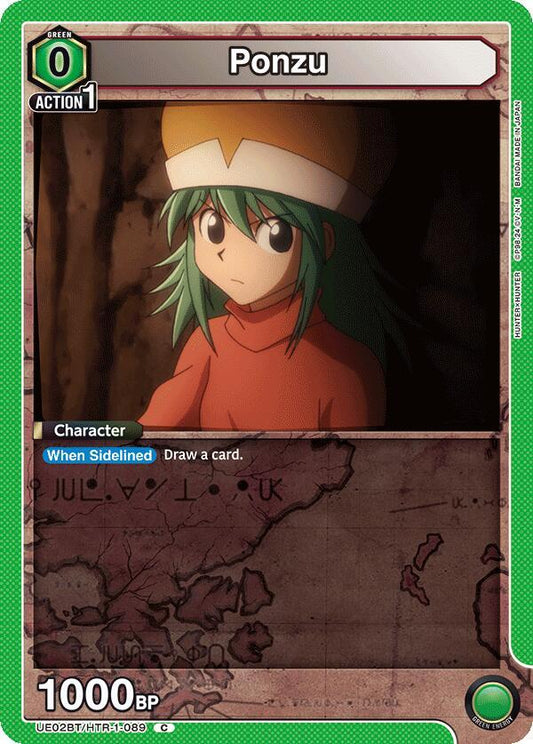 Union Arena UE02BT: HUNTER X HUNTER Ponzu UE02BT/HTR-1-089 Common Near Mint