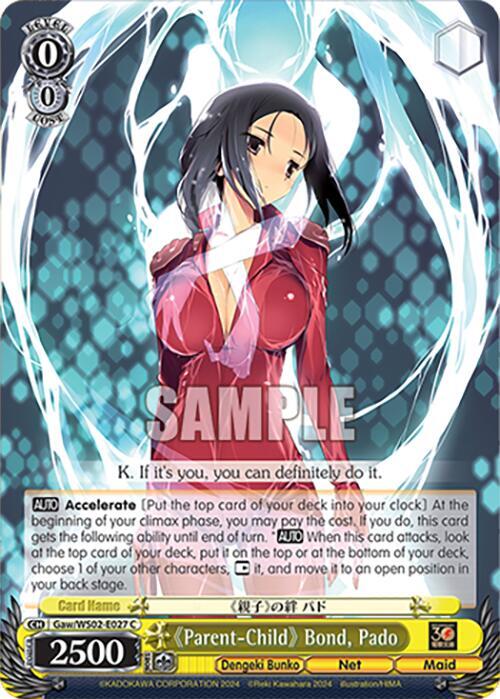 Weiss Schwarz Dengeki Bunko "Parent-Child" Bond, Pado Gaw / WS02-E027 Common