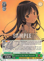 Weiss Schwarz Dengeki Bunko Sunset at Her Back, Kuroneko (SR) Goi / WS02-E053S Super Rare