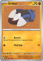 Pokemon SV08: Surging Sparks Drilbur 108/191 Common Near Mint