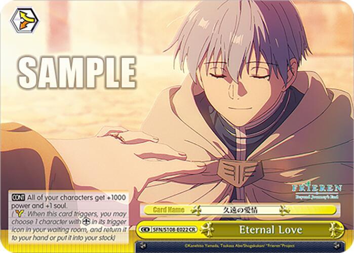 Weiss Schwarz Frieren: Beyond Journey’s End Eternal Love SFN/S108-E022 CR Near Mint