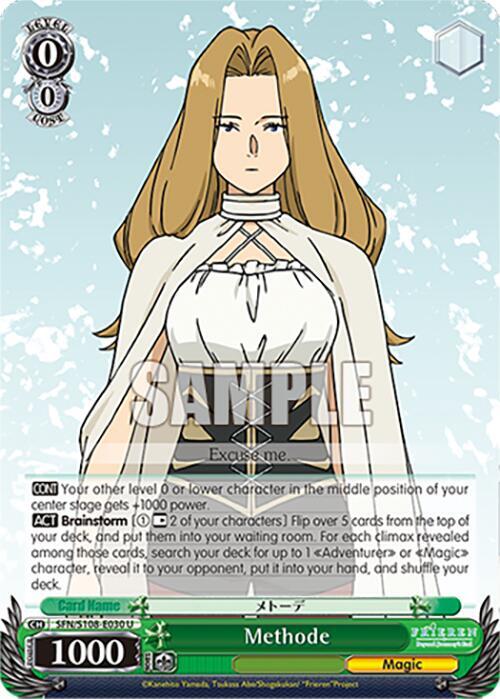 Weiss Schwarz Frieren: Beyond Journey’s End Methode SFN/S108-E030 U Near Mint