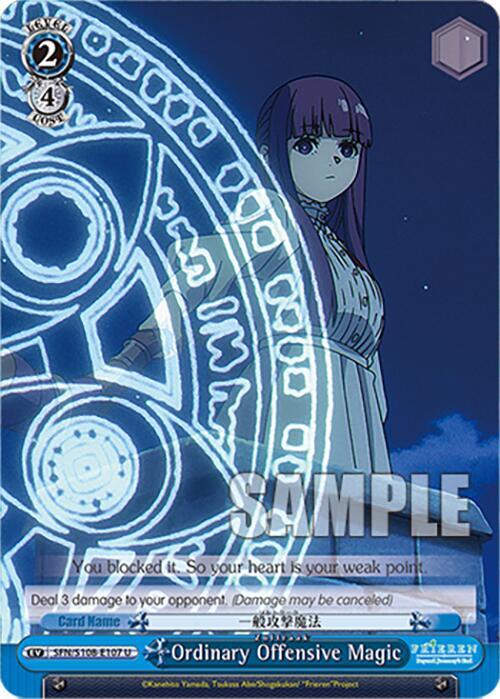 Weiss Schwarz Frieren: Beyond Journey’s End Ordinary Offensive Magic SFN/S108-E107 U Near Mint