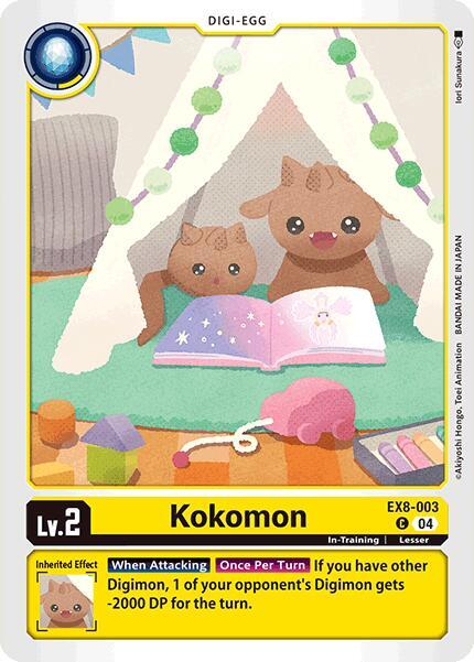 Digimon Card Game Chain of Liberation Kokomon EX8-003 Common