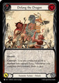 Flesh & Blood TCG The Hunted Defang the Dragon HNT030 Common Near Mint Rainbow Foil