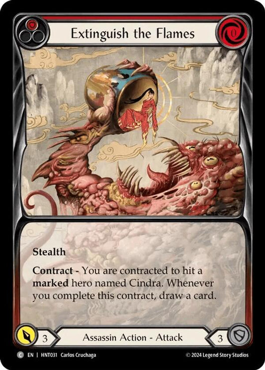 Flesh & Blood TCG The Hunted Extinguish the Flames HNT031 Common Near Mint