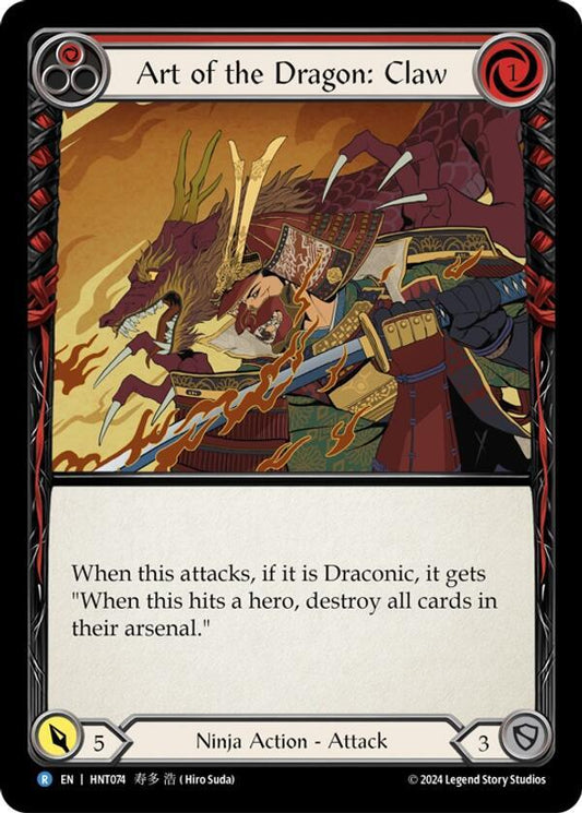 Flesh & Blood TCG The Hunted Art of the Dragon: Claw HNT074 Rare