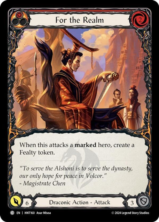 Flesh & Blood TCG The Hunted For the Realm HNT160 Common Near Mint Rainbow Foil