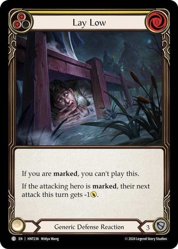 Flesh & Blood TCG The Hunted Lay Low HNT236 Common Near Mint
