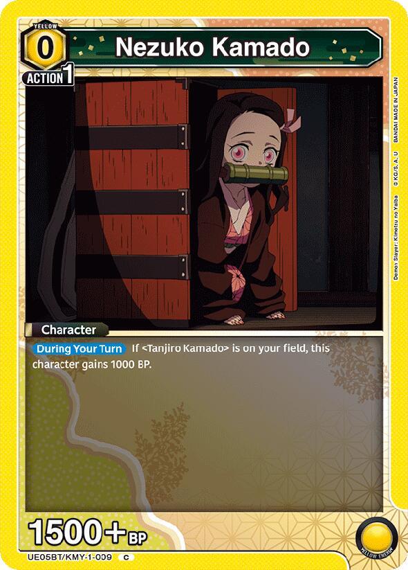Union Arena UE05BT: Demon Slayer: Kimetsu no Yaiba Nezuko Kamado (009) UE05BT/KMY-1-009 Common Near Mint