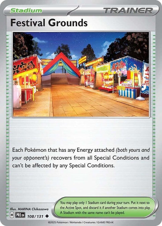 Pokemon SV: Prismatic Evolutions Festival Grounds Uncommon 108/131