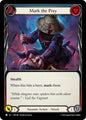 Flesh & Blood TCG The Hunted Mark the Prey (Blue) HNT040 Common Rainbow Foil