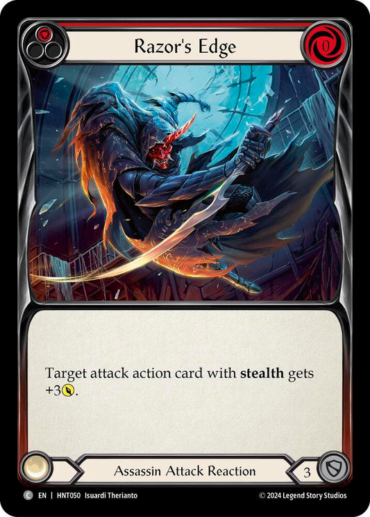 Flesh & Blood TCG The Hunted Razor's Edge (Red) HNT050 Common Near Mint