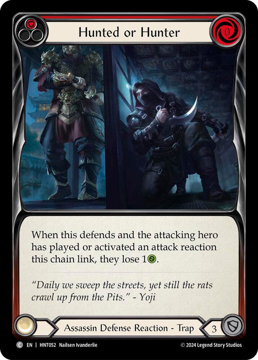 Flesh & Blood TCG The Hunted Hunted or Hunter (Red) HNT052 Common