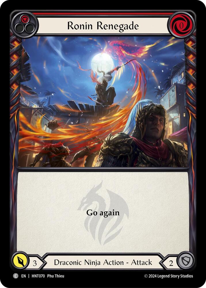 Flesh & Blood TCG The Hunted Ronin Renegade (Red) HNT070 Common
