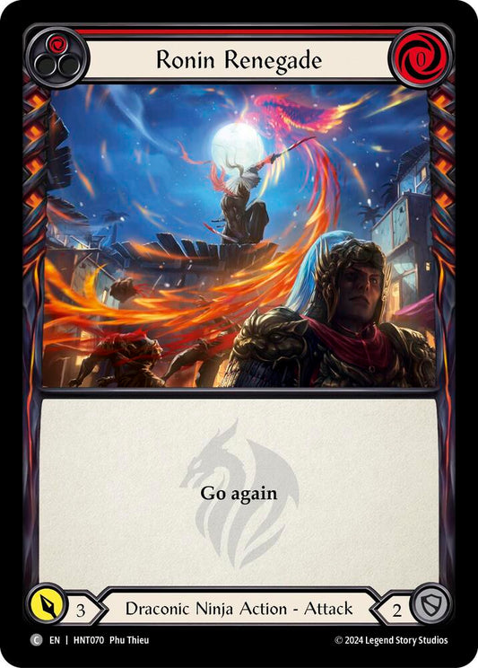 Flesh & Blood TCG The Hunted Ronin Renegade (Red) HNT070 Common
