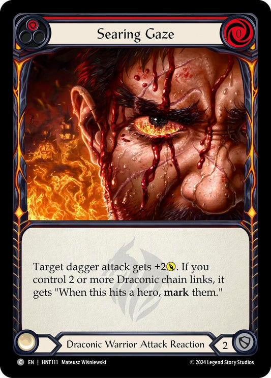 Flesh & Blood TCG The Hunted Searing Gaze (Red) HNT111 Common