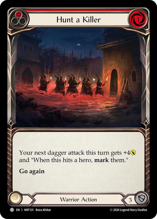 Flesh & Blood TCG The Hunted Hunt a Killer (Red) HNT131 Common Rainbow Foil