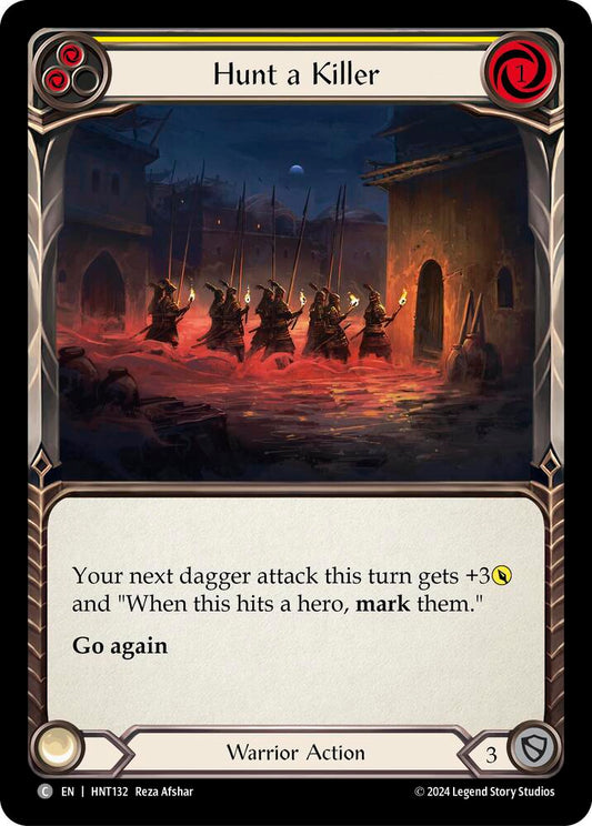 Flesh & Blood TCG The Hunted Hunt a Killer (Yellow) HNT132 Common