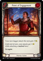 Flesh & Blood TCG The Hunted Point of Engagement (Yellow) HNT138 Common Near Mint