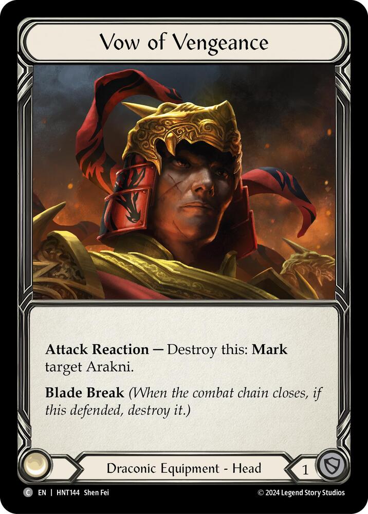 Flesh & Blood TCG The Hunted Vow of Vengeance HNT144 Common