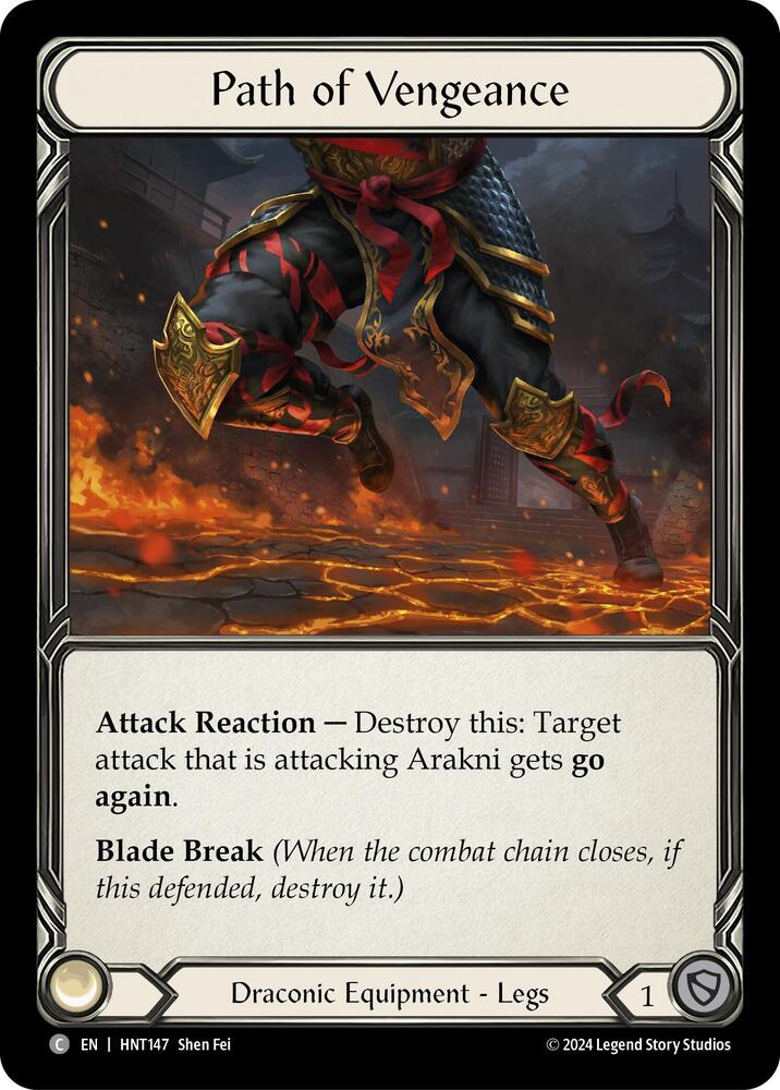 Flesh & Blood TCG The Hunted Path of Vengeance HNT147 Common