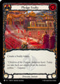 Flesh & Blood TCG The Hunted Pledge Fealty (Red) HNT164 Common Near Mint