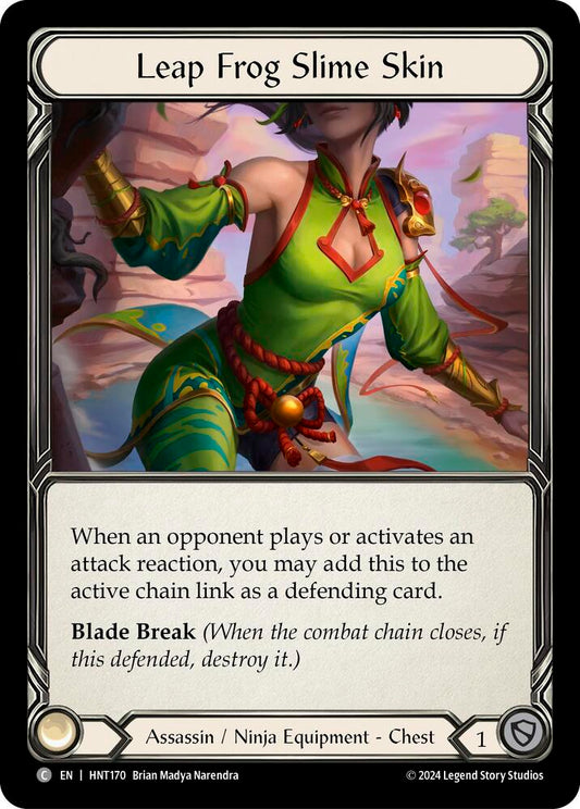 Flesh & Blood TCG The Hunted Leap Frog Slime Skin HNT170 Common