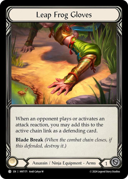 Flesh & Blood TCG The Hunted Leap Frog Gloves HNT171 Common Near Mint