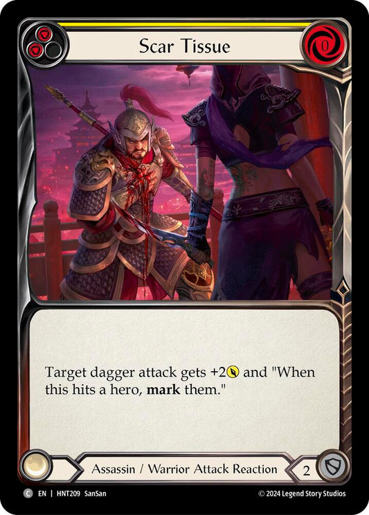 Flesh & Blood TCG The Hunted Scar Tissue (Yellow) HNT209 Common