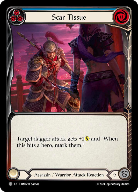 Flesh & Blood TCG The Hunted Scar Tissue (Blue) HNT210 Common