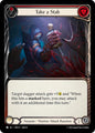 Flesh & Blood TCG The Hunted Take a Stab (Red) HNT211 Common Near Mint Rainbow Foil