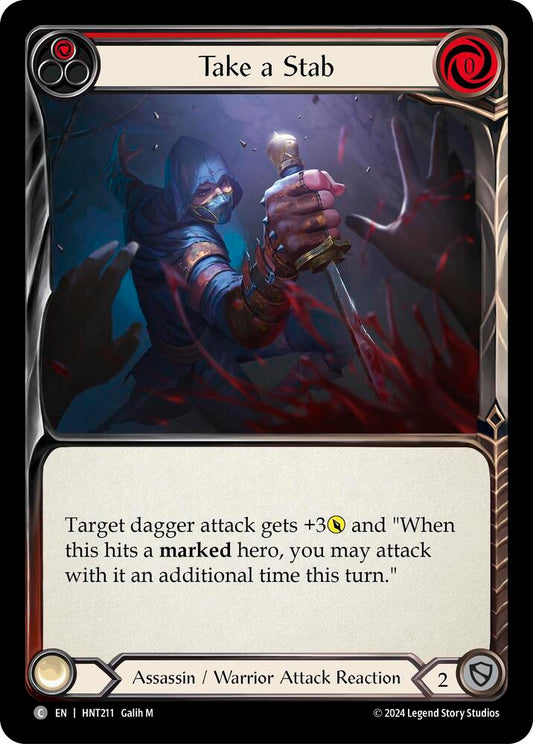 Flesh & Blood TCG The Hunted Take a Stab (Red) HNT211 Common