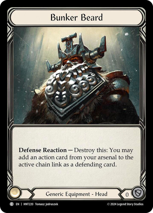 Flesh & Blood TCG The Hunted Bunker Beard HNT220 Common