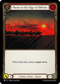 Flesh & Blood TCG The Hunted Pursue to the Edge of Oblivion (Red) HNT224 Rare Near Mint