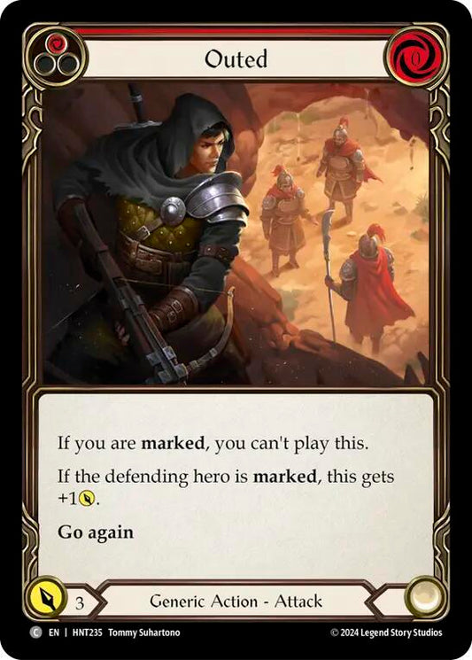 Flesh & Blood TCG The Hunted Outed HNT235 Common Near Mint