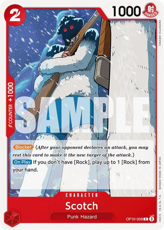 One Piece Card Game Royal Blood Scotch OP10-008 Common