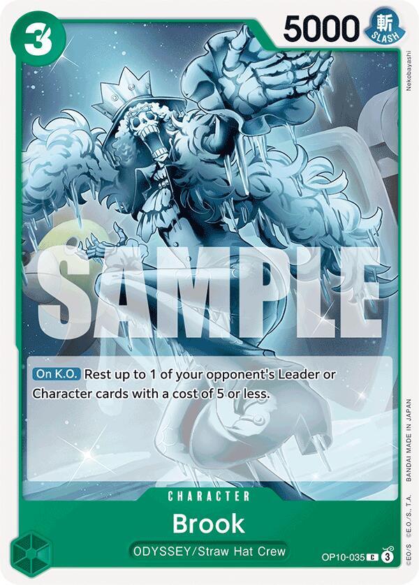 One Piece Card Game Royal Blood Brook (035) OP10-035 C Near Mint