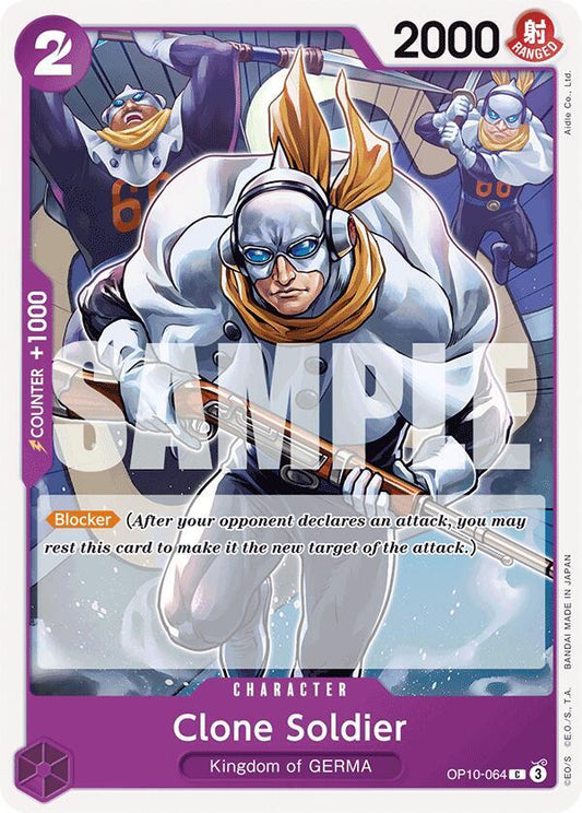One Piece Card Game Royal Blood Clone Soldier OP10-064 Common