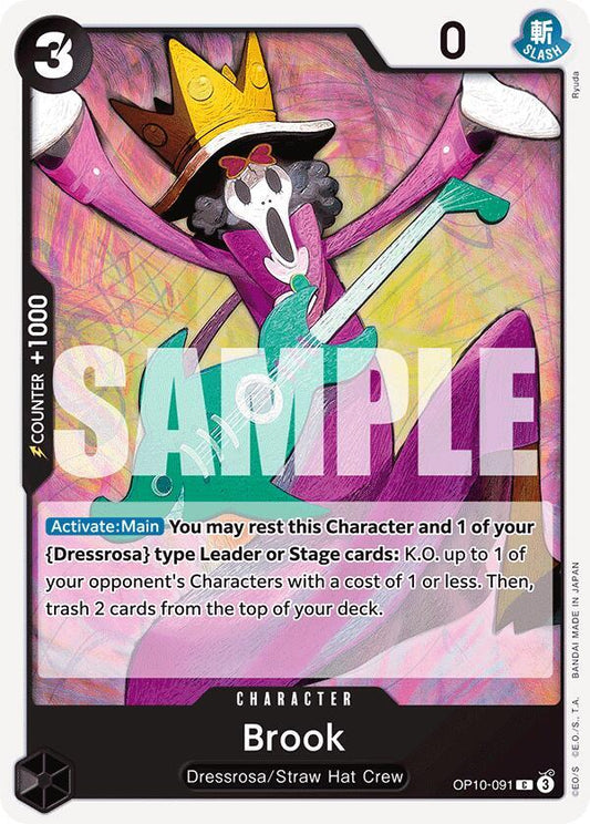 One Piece Card Game Royal Blood Brook (091) OP10-091 Common