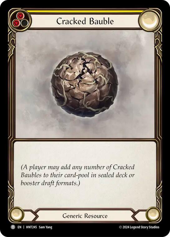 Flesh & Blood TCG The Hunted Cracked Bauble HNT245 Token Near Mint