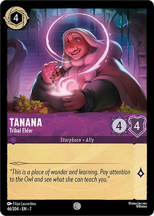 Lorcana TCG Archazia's Island Tanana - Tribal Elder 46/204 Common