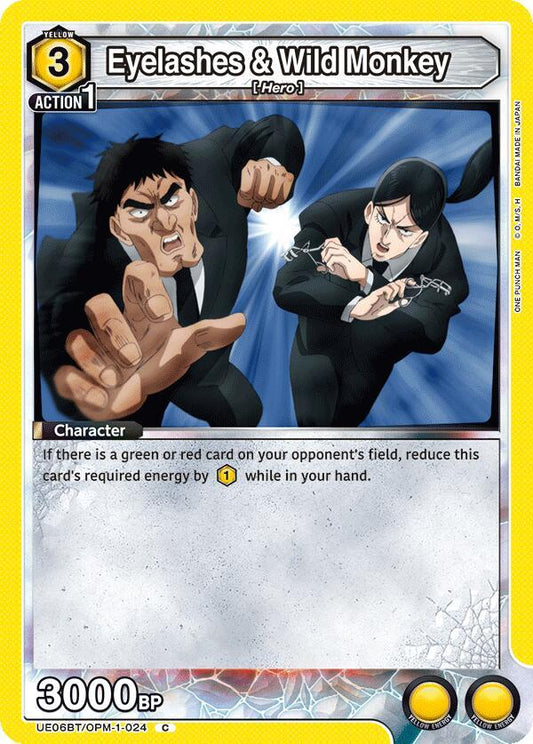 Union Arena UE06BT: One Punch Man Eyelashes & Wild Monkey UE06BT/OPM-1-024 Common Near Mint