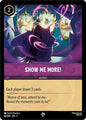 Lorcana TCG Archazia's Island Show Me More! 82/204 Super Rare Near Mint