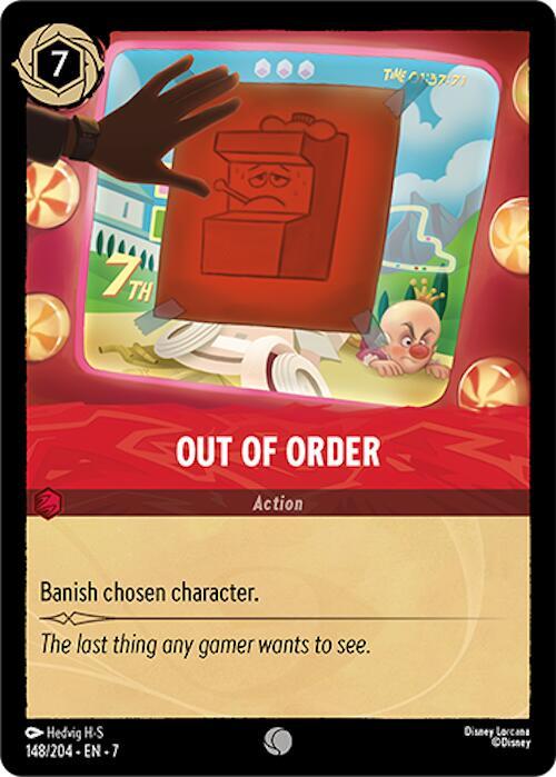 Lorcana TCG Archazia's Island Out of Order 148/204 Common