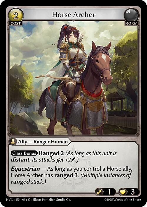 Grand Archive Abyssal Heaven Horse Archer 51 Common